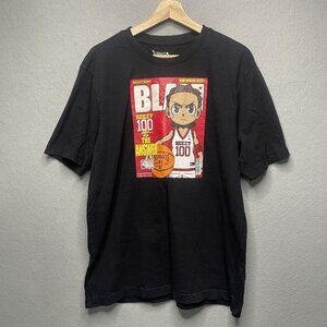 The Boondocks Reezy 100 Basketball Graphic Tee Large Black Anime